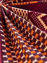 Load image into Gallery viewer, African Leather + Cloth Fans