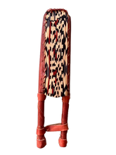 Load image into Gallery viewer, African Leather + Cloth Fans