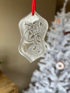Waterford Crystal Ornament - 2002 Deck the Halls