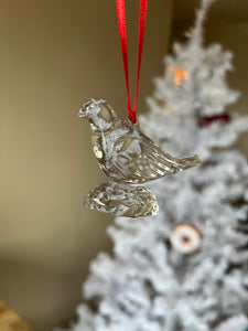 Waterford Crystal Ornament - Turtle Dove