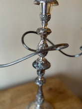 Load image into Gallery viewer, Ornate Silverplate Candlesticks
