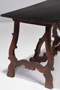 Spanish Baroque Style Walnut Table