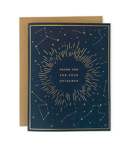 Thank You for Your Guidance Stars Greeting Card