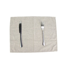 Load image into Gallery viewer, Simple Striped Cotton Dinner Napkin
