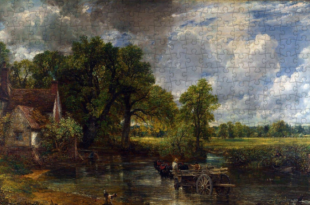 The Hay Wain - John Constable - 300 Piece Wooden Puzzle
