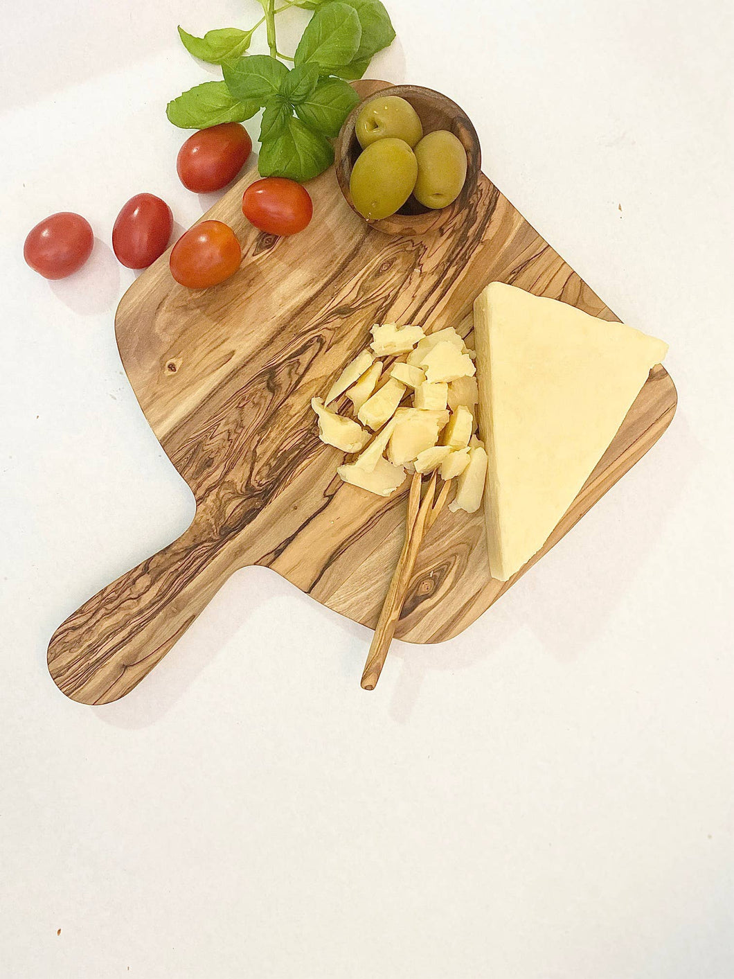 Olive Wood Cheese Serving Board