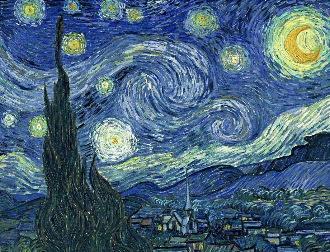 Starry Night by Vincent van Gogh Jigsaw Puzzle, 1000 pieces