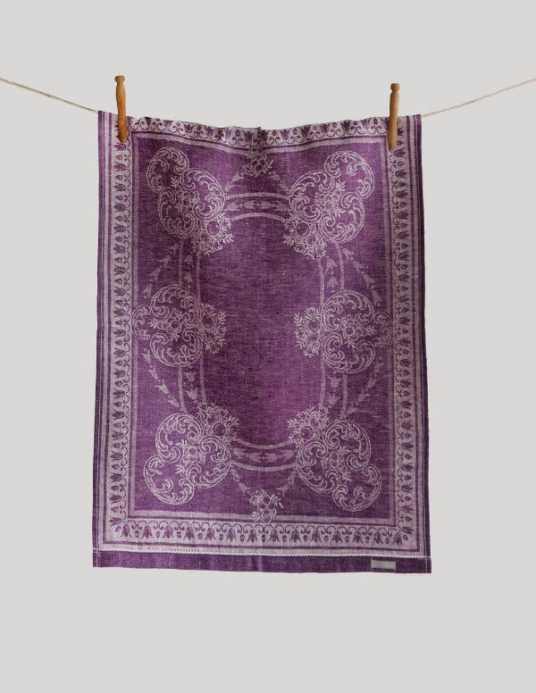 Harmony Tea Towel Plum