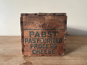 Vintage Wooden Cheese Boxes
