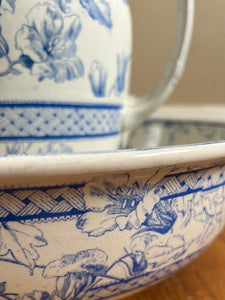 Staffordshire Wash Bowl & Pitcher